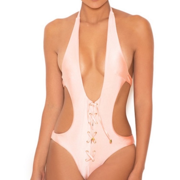 House of CB Other - House of CB Pink/Peach Monokini - S